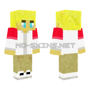 Tommyinnit Yellow Outfit Minecraft skin