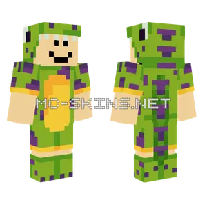 Toontown Dino Costume Quackity Minecraft skin