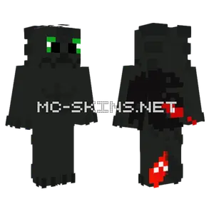 Toothless Natt Skin Minecraft skin