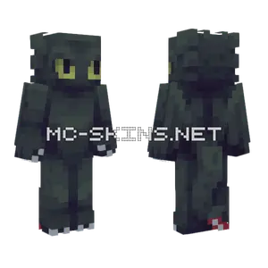 Toothless Updated Minecraft skin