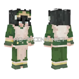 Toph Beifong ATLA Minecraft skin