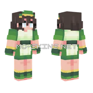 Toph Beifong Minecraft skin
