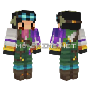 Torharo Mint Mermaids Pandora Box Minecraft skin
