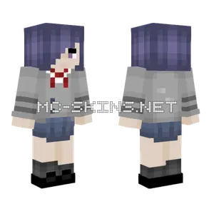 Touka School Uniform Minecraft skin