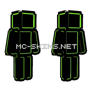 Toxic Green and Black Suit
