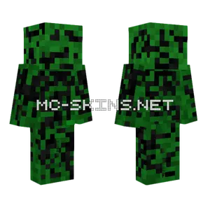 Toxic Green Creature Minecraft skin