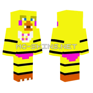 Toy Chica FNAF 2 Minecraft skin