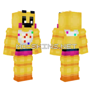 Toy Chica No Beak Minecraft skin