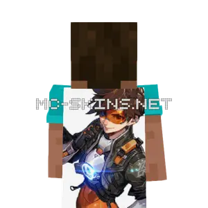 Tracer Armor cape, outside and lining