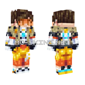 Tracer Overwatch 2 Minecraft skin