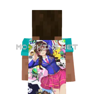 Tracer School Uniform cape, outside and lining