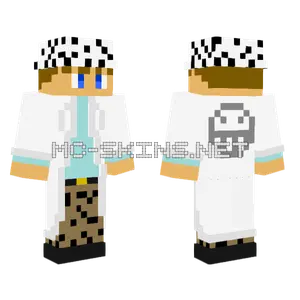 Trafalgar Law x Rick Sanchez Minecraft skin