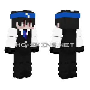 Traje Azul Humano Coquita Minecraft skin