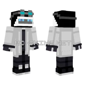 Transparent Doktor Endermite Minecraft skin