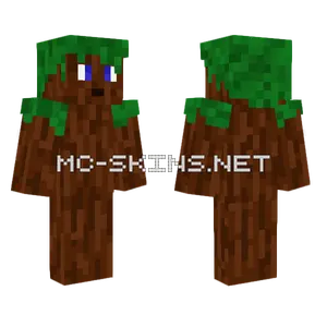 Tree Man Minecraft skin