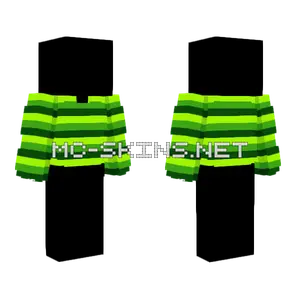 Triple Green Stripe Sweater Minecraft skin