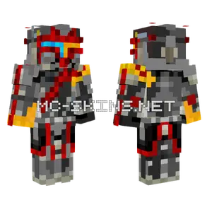Trooper Puce Minecraft skin