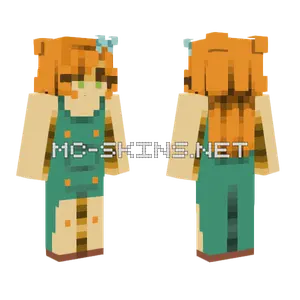 Tulip Girl Minecraft skin