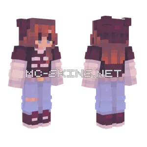 Turning Out Girl Minecraft skin