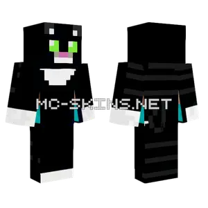 Tuxedo Kitty Cat Minecraft skin