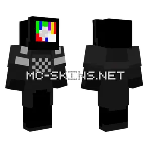 TV Man Injured Minecraft skin