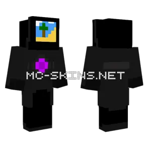 Tv Man Vacation Minecraft skin