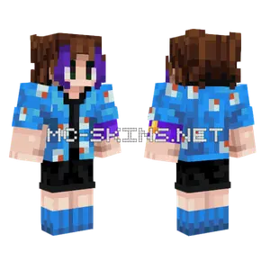 Twkraystall Girl Minecraft skin