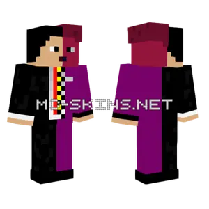 Two Face Batman Forever Minecraft skin