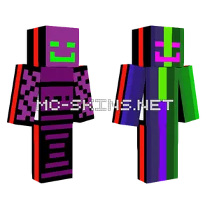 Two Face Stalker Minecraft skin