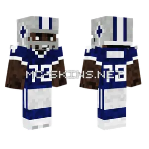 Tyler Smith MFL Jersey Minecraft skin