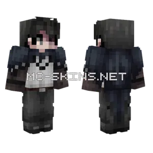 Ubiarce2 Dark Outfit Minecraft skin