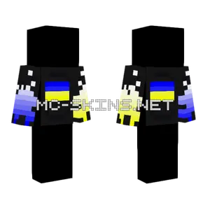 Ukraine Support Minecraft skin