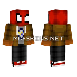Ultimate Spider-Man Training Suit Minecraft skin