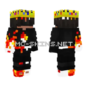 Ultra Flamefrags True Immortal Demon Minecraft skin