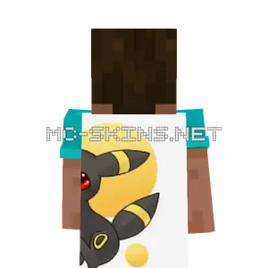 Umbreon Chibi cape, outside and lining