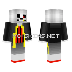 Underfell Sans Minecraft skin