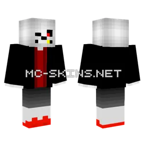 Underfell Sans Minecraft skin