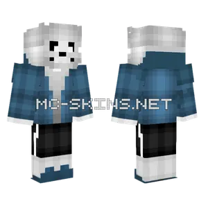 Undertale Sans Minecraft skin