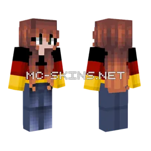 Unfinished Feli From Germany Minecraft skin