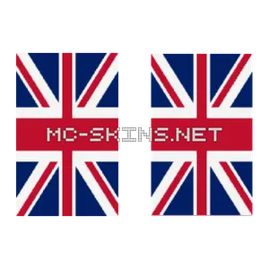 United Kingdom Flag cape, outside and lining