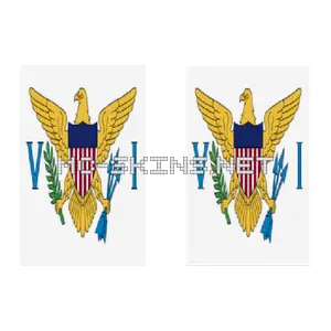 United States Virgin Islands Flag cape, outside and lining