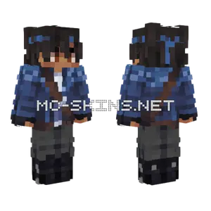 Unixndasda Blue Outfit Minecraft skin