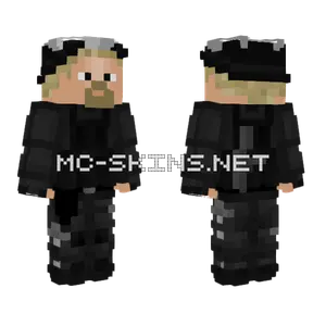 Unmasked Dark Clown Minecraft skin