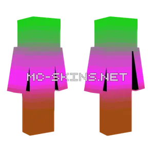 Unpleasant Gradient Minecraft skin