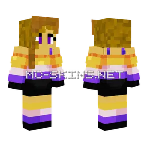 Updated Nonbinary Skin Minecraft skin