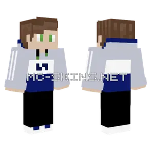 Upgraded Hoodie Boi Minecraft skin