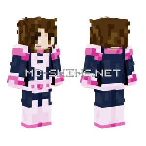 Uraraka In Uniform Minecraft skin