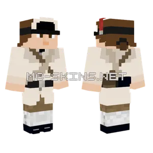 US Infantryman With Cap Minecraft skin