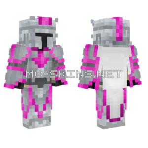 V Elora Pink Helmet Minecraft skin