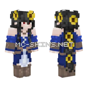 V Kaori Stage 2 Minecraft skin